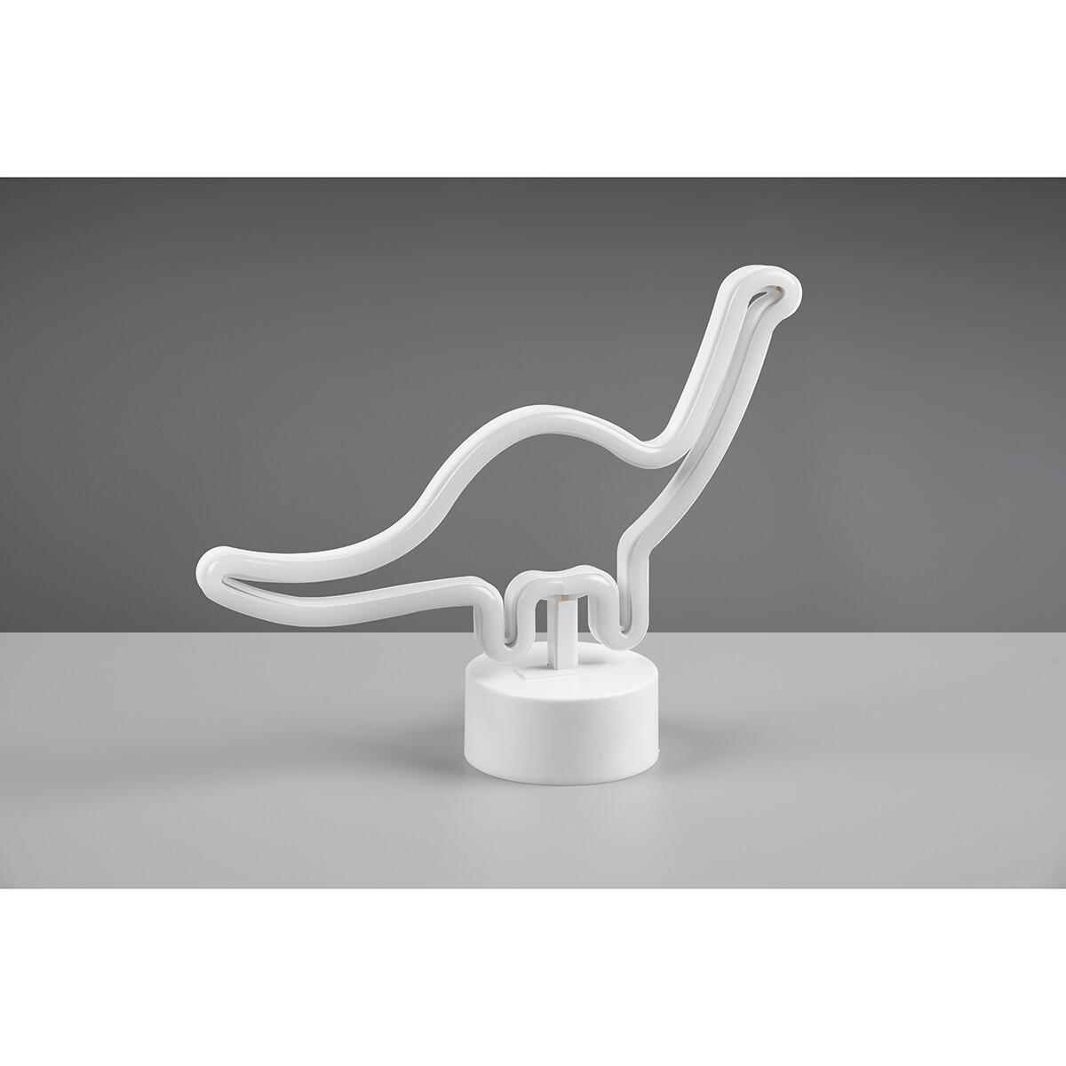 Lampe de Table LED - Éclairage de Table - Trion Camel - 1.6W - Connecteur USB - Rond - Mat Blanc - Plastique