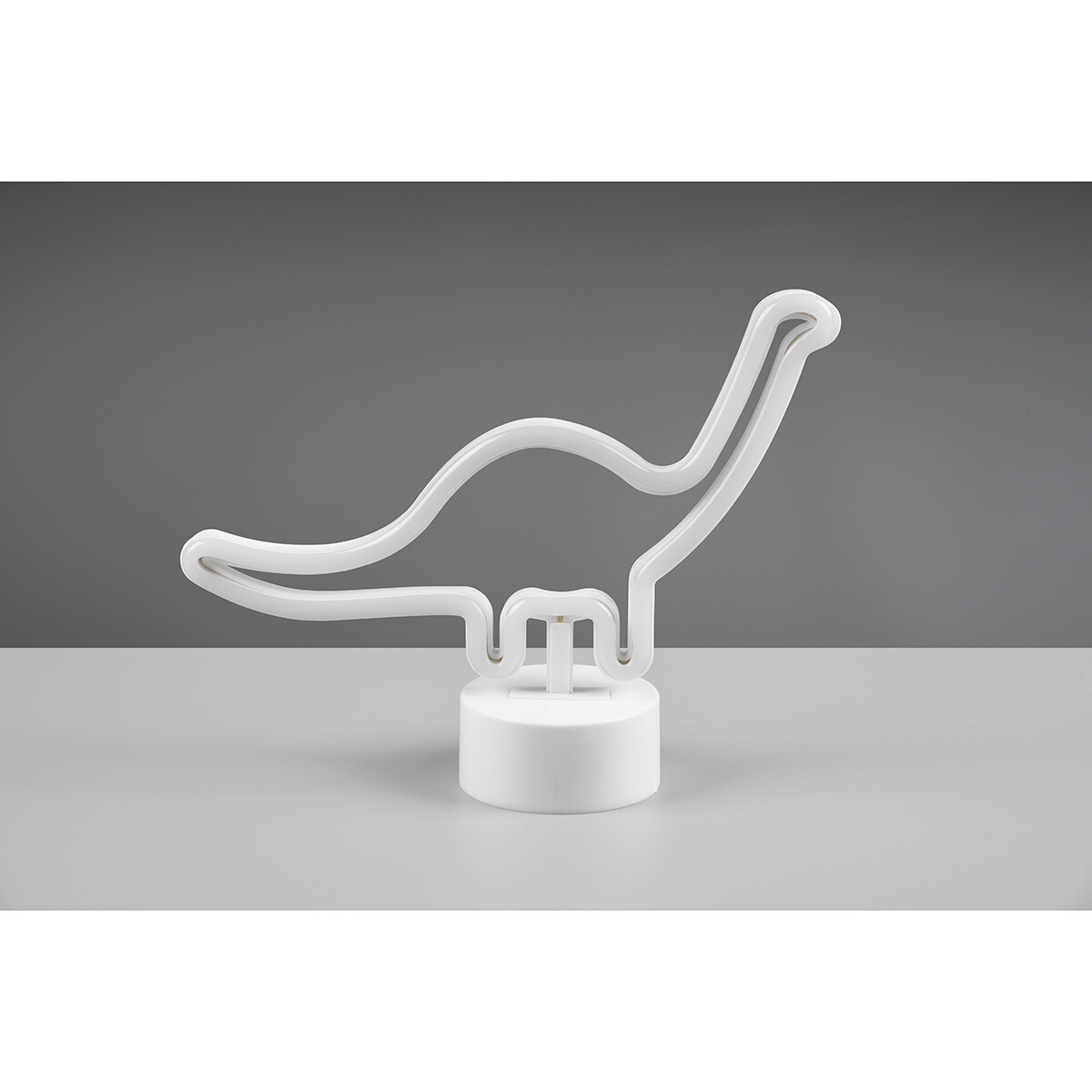 Lampe de Table LED - Éclairage de Table - Trion Camel - 1.6W - Connecteur USB - Rond - Mat Blanc - Plastique