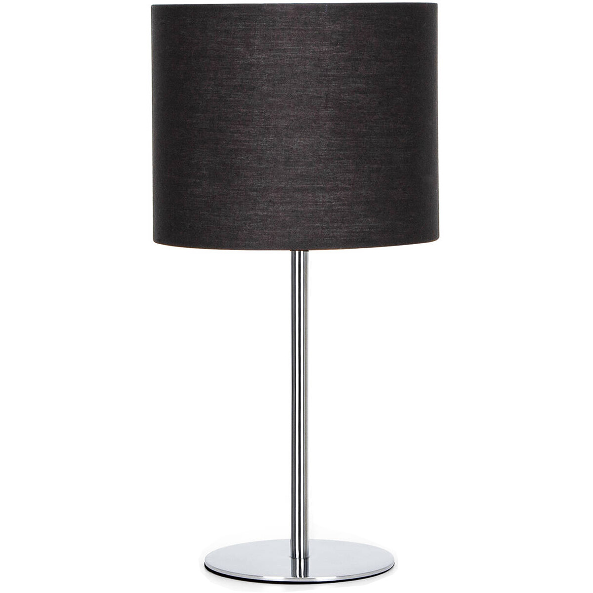 Lampe de Table LED - Éclairage de Table - Aigi Tomaro - Douille E14 - Rond - Chrome Brillant - Aluminium