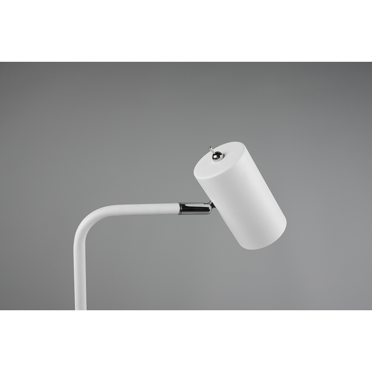 Lampe de bureau LED - Éclairage de Table - Trion Milona - Douille GU10 - Rond - Mat Blanc - Aluminium