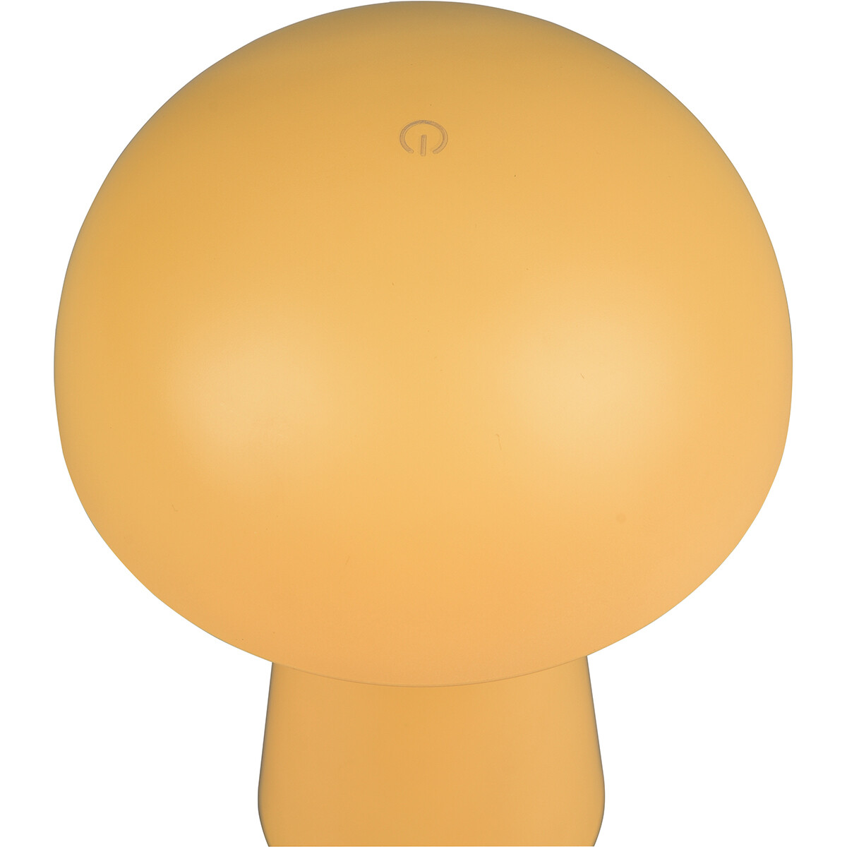 Lampe de Table LED - Éclairage de Table - Trion Lenio - 2W - Blanc Chaud 3000K - Dimmable - Rechargeable par USB - Étanche aux Éclaboussures IP44 - Rond - Mat Orange - Plastique