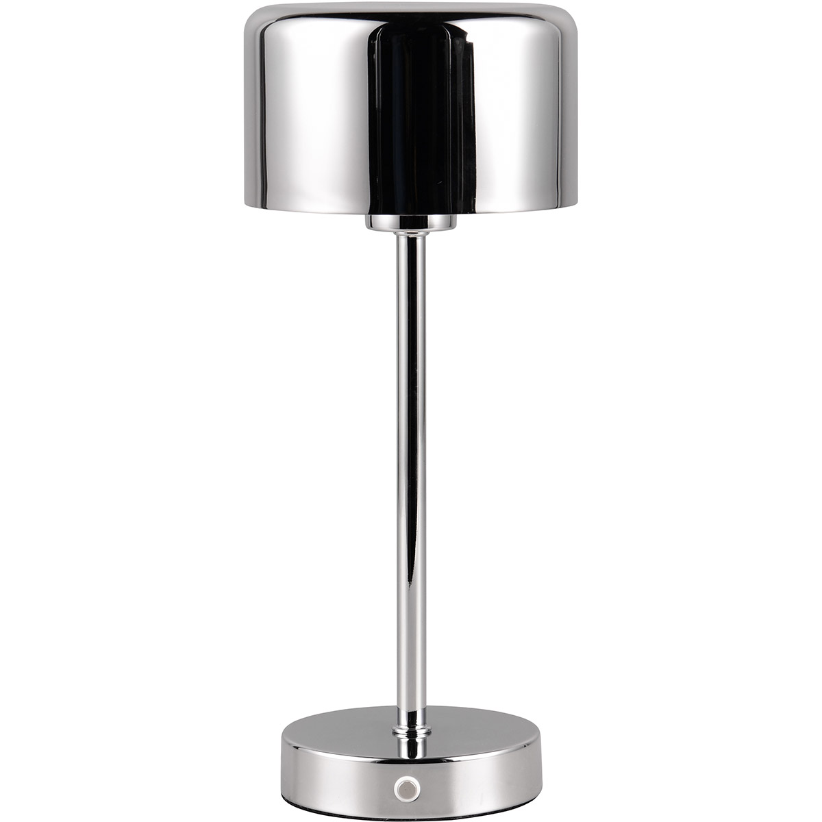 LED Lampe de Table - Trion Feli - 1.5W - Blanc Chaud 3000K - Batteries Rechargeables - Chrome - Métal