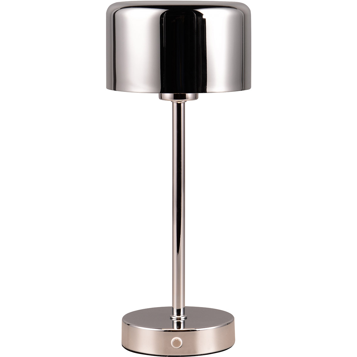 LED Lampe de Table - Trion Feli - 1.5W - Blanc Chaud 3000K - Batteries Rechargeables - Chrome - Métal