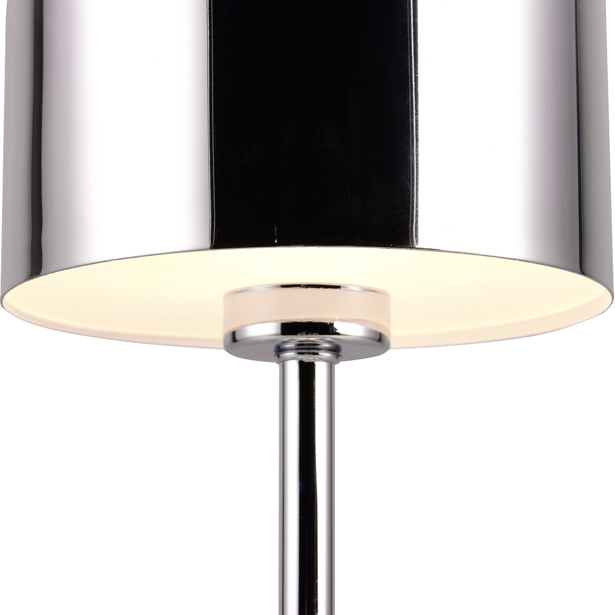 LED Lampe de Table - Trion Feli - 1.5W - Blanc Chaud 3000K - Batteries Rechargeables - Chrome - Métal