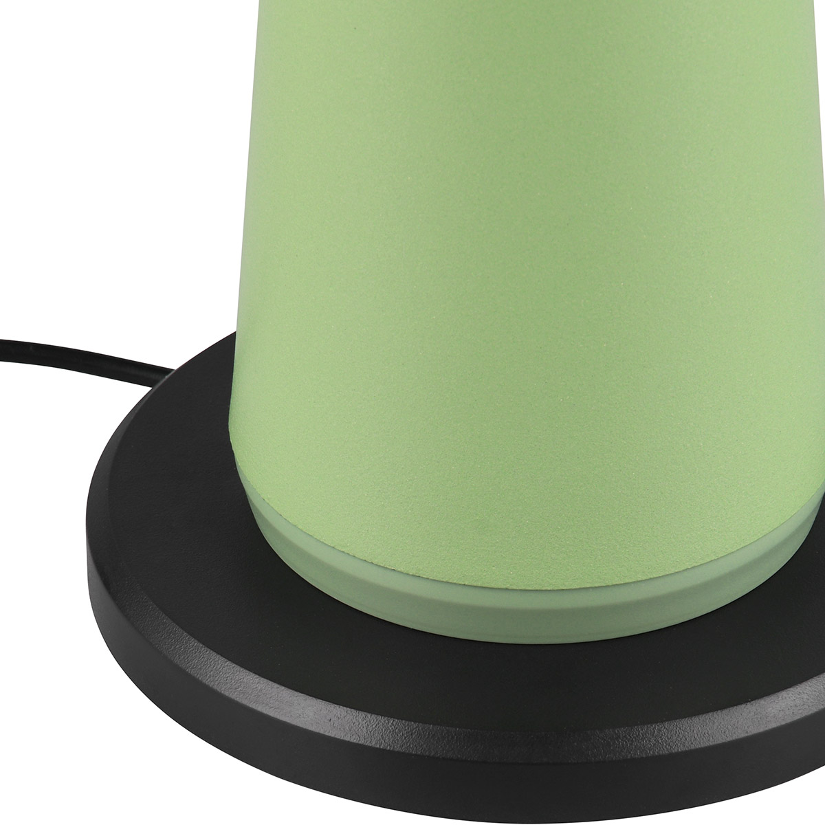 LED Lampe de Table - Trion Lungo - 2W - Couleur Ajustable - Batteries Rechargeables - Vert Pistache - Aluminium Moulé