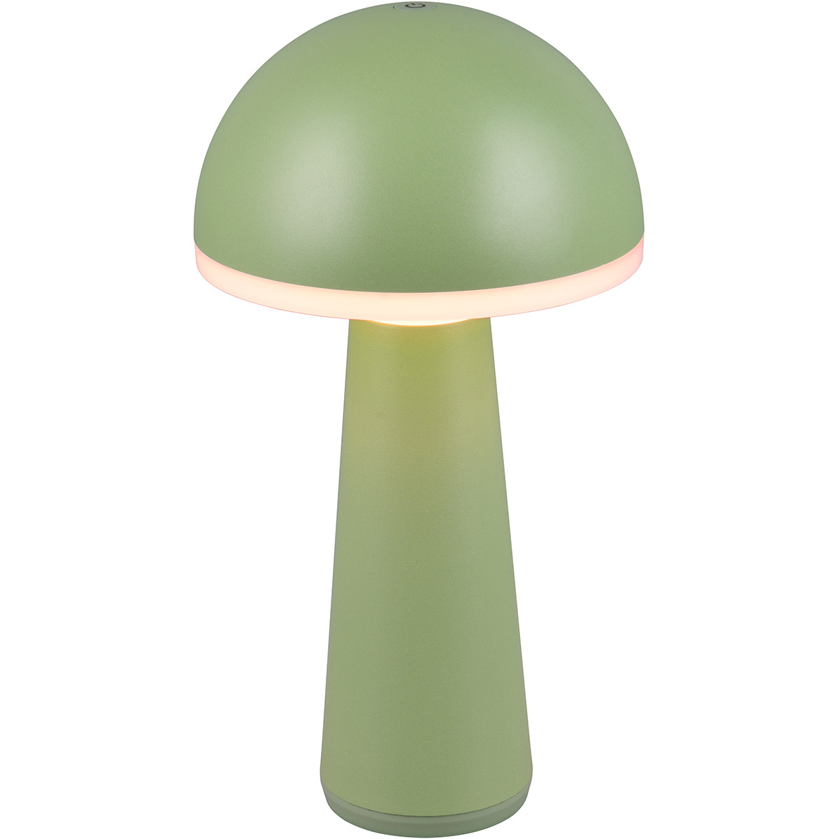 LED Lampe de Table - Trion Lungo - 2W - Couleur Ajustable - Batteries Rechargeables - Vert Pistache - Aluminium Moulé