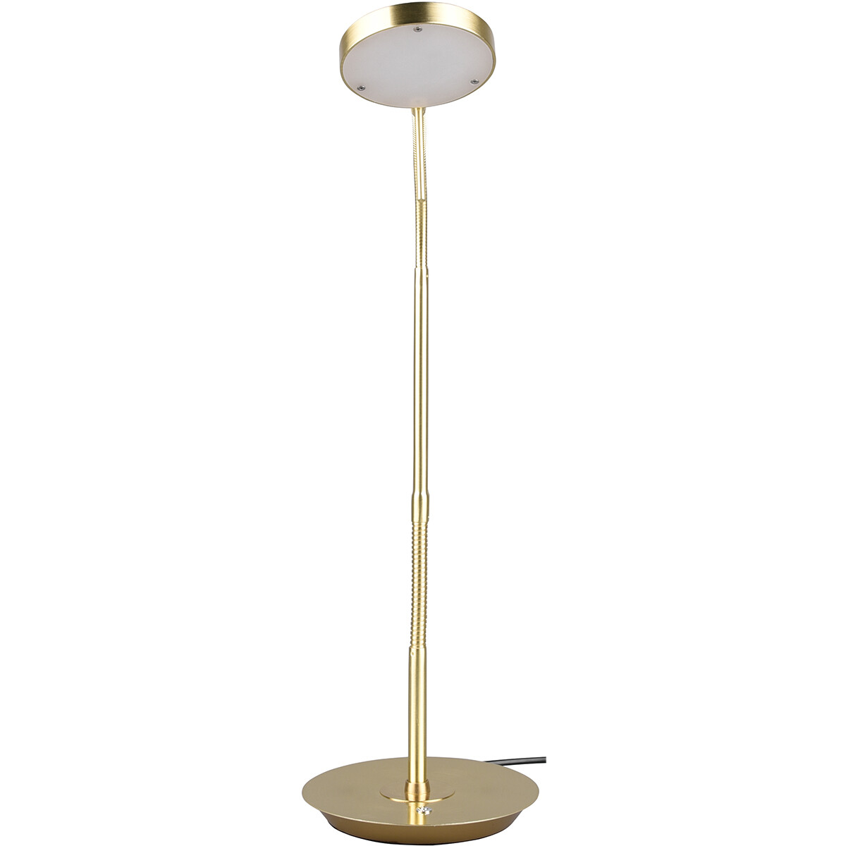 Lampe de Table LED - Trion Monzino - 12W - Couleur de lumière ajustable - Dimmable - Rond - Mat Or - Aluminium