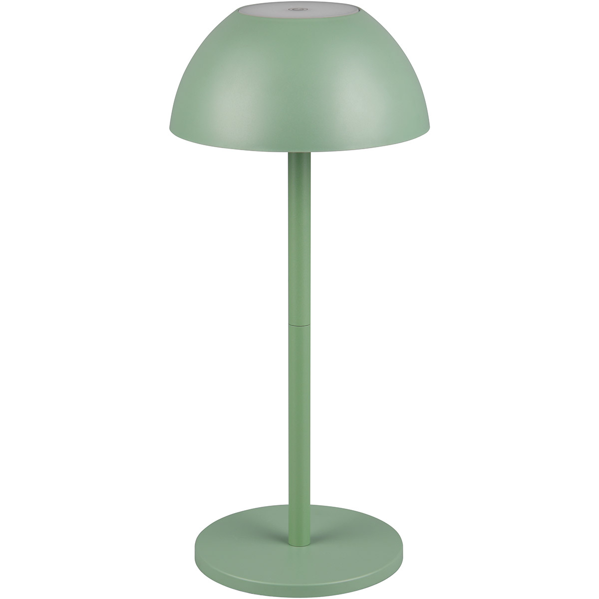 LED Lampe de Table - Trion Rado - 1.7W - Blanc Chaud 3000K - Batteries Rechargeables - Vert Pistache - Plastique