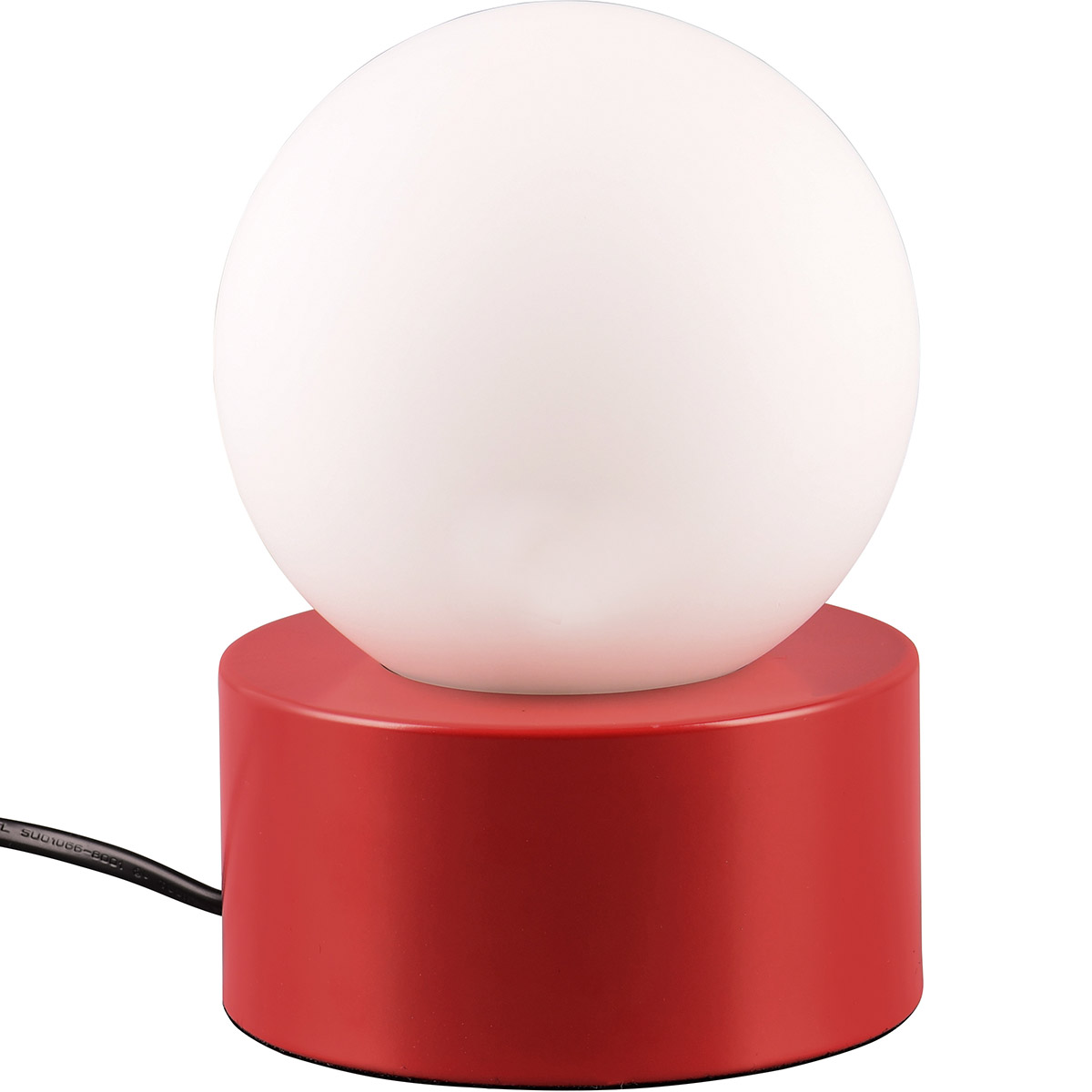 LED Lampe de Table - Trion Stenu - Douille E14 - 1 point lumineux - Max 25W - Rouge - Métal