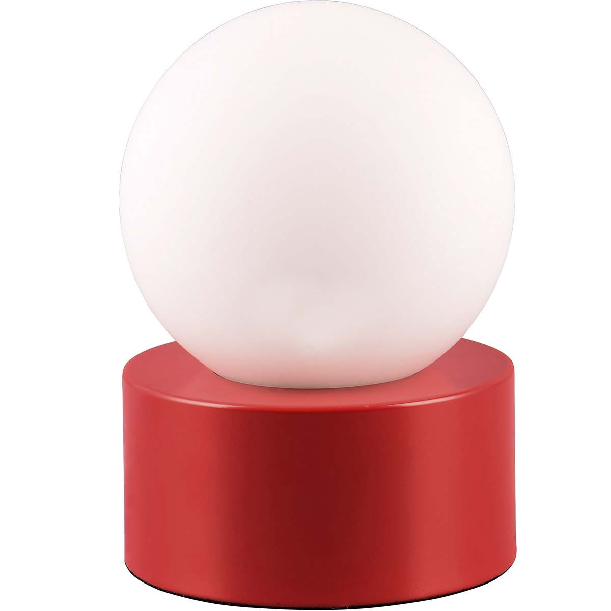 LED Lampe de Table - Trion Stenu - Douille E14 - 1 point lumineux - Max 25W - Rouge - Métal