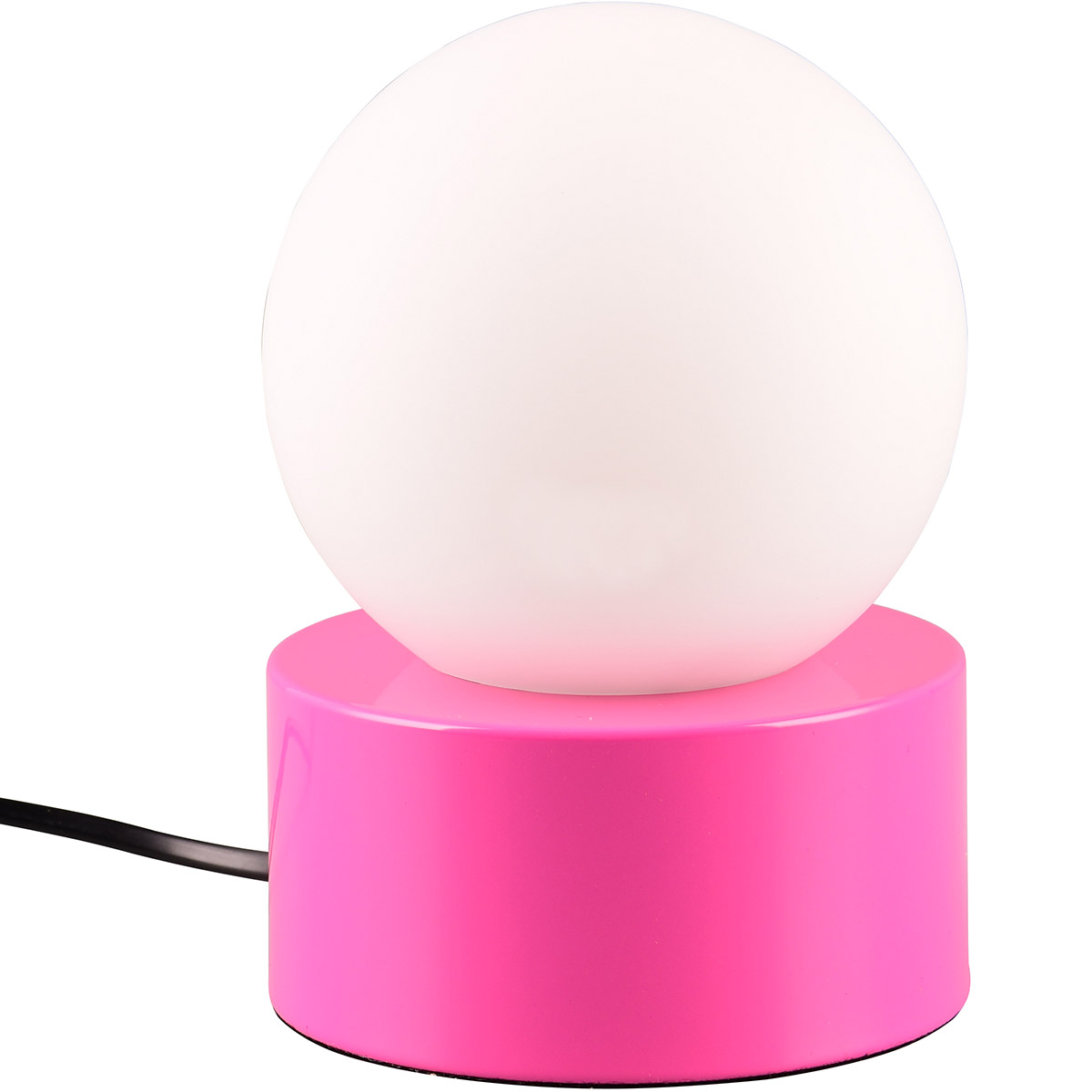 LED Lampe de Table - Trion Stenu - Douille E14 - 1 point lumineux - Max 25W - Rose - Métal