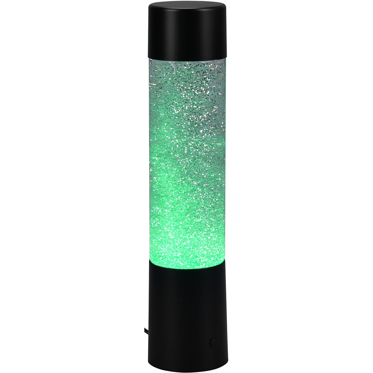 Lampe de Table LED - Trion Wuka Glitter - 0.9W - Blanc Chaud 3000K - Rond - Mat Noir - Plastique