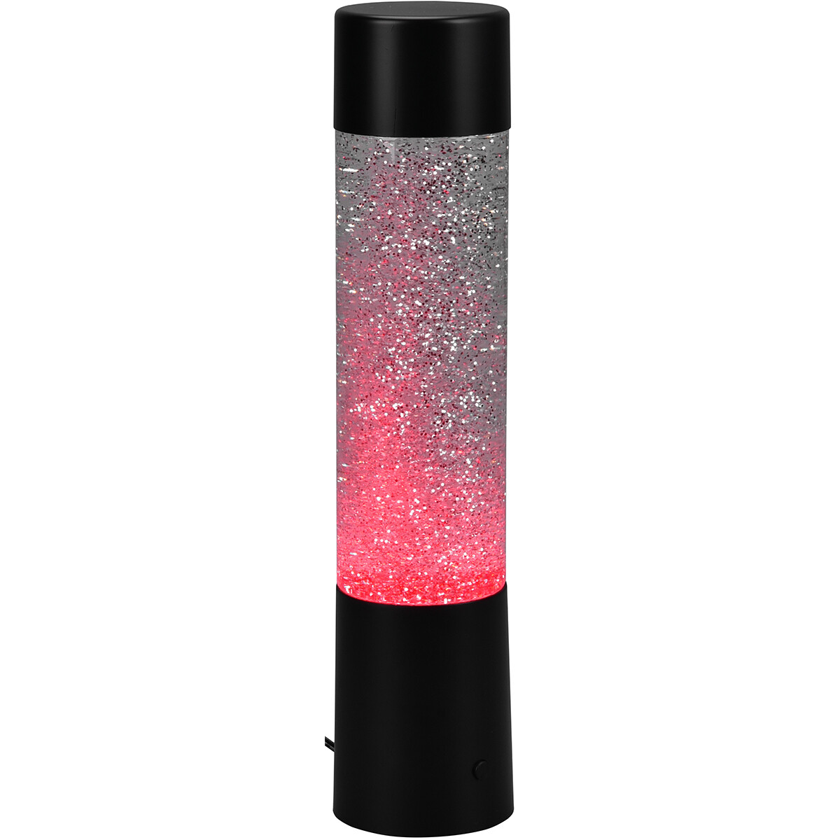 Lampe de Table LED - Trion Wuka Glitter - 0.9W - Blanc Chaud 3000K - Rond - Mat Noir - Plastique