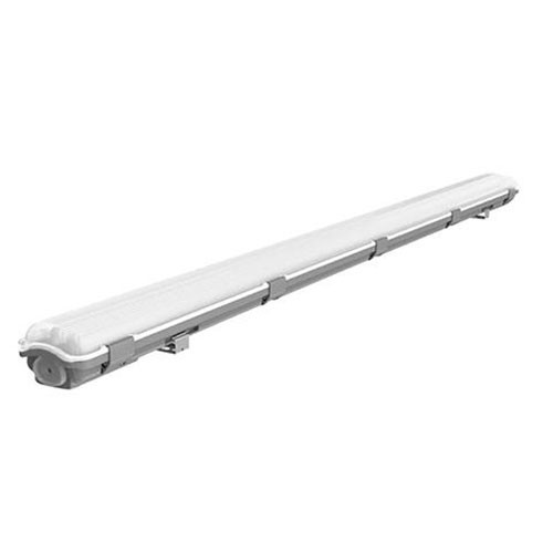 Réglette LED T8 - 120cm - 2x 18W - Étanche IP54 - Blanc Froid 6400K - Plastique