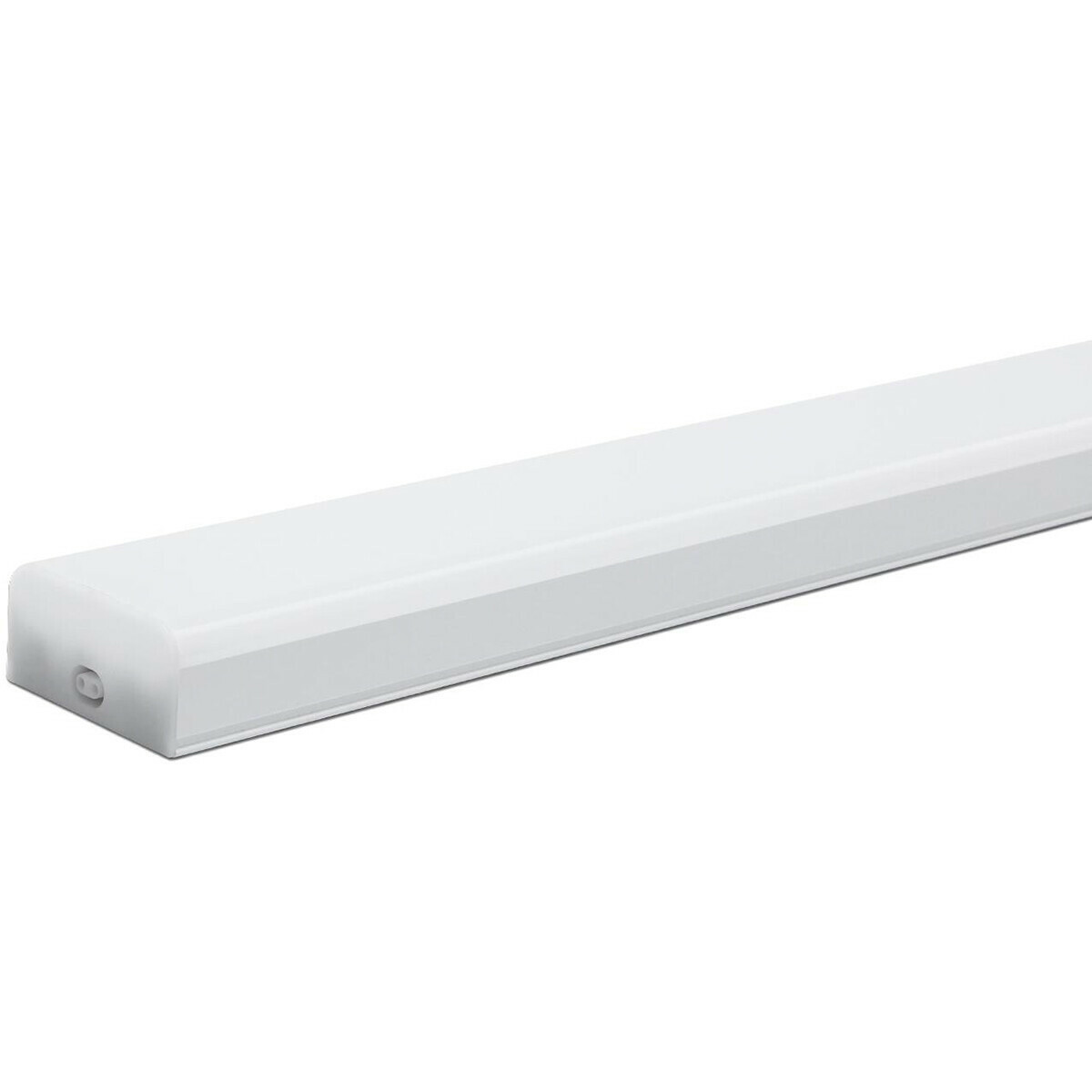 Réglette LED avec Tube T5 - Éclairage de Cuisine - Aigi Shado - 150cm - 50W - Connectable - Blanc Neutre 4000K - Mat Blanc