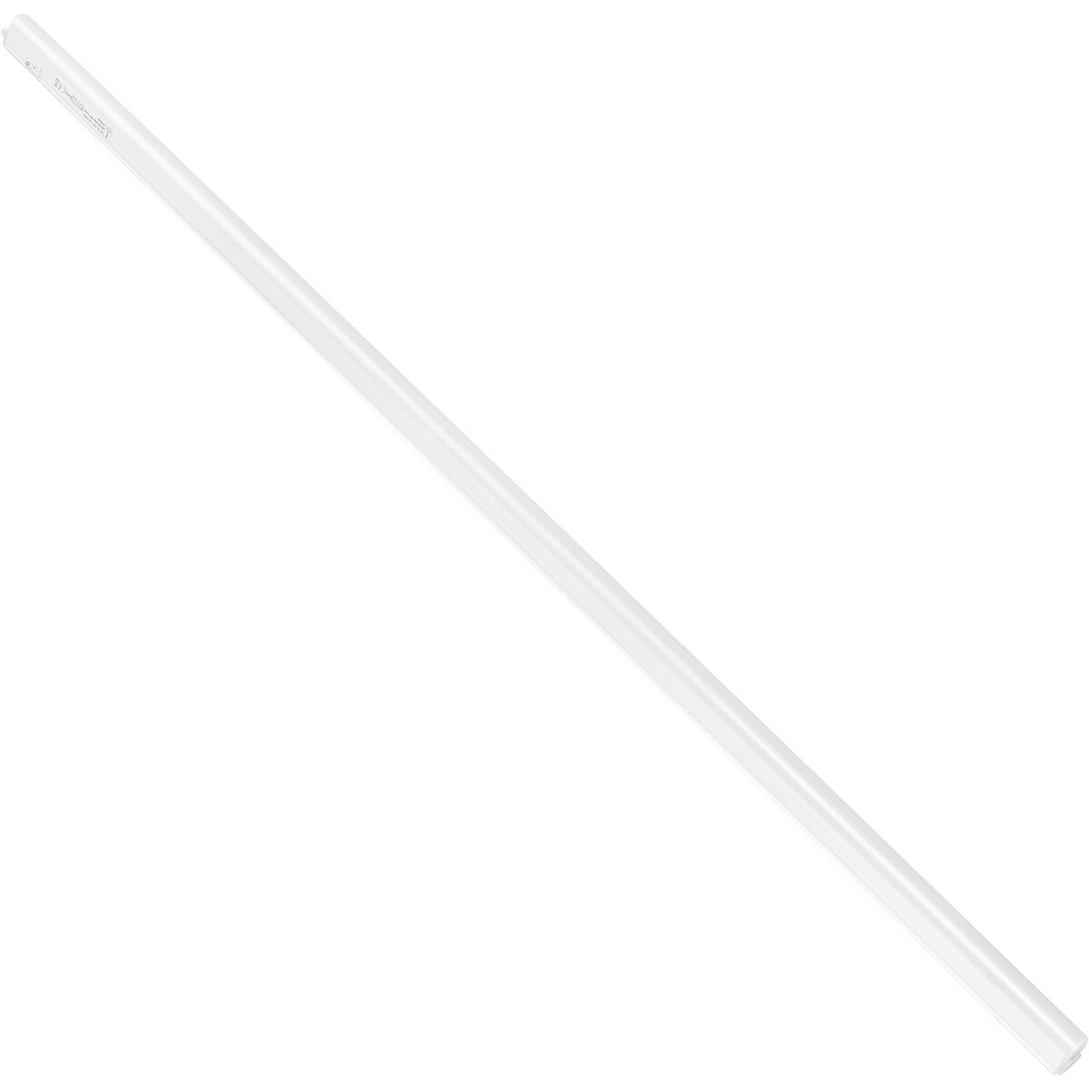 Réglette LED avec Tube T5 - Éclairage de Cuisine - Aigi Timola - 120cm Simple - 14W - Connectable - Blanc Froid 6500K - Mat Blanc - Plastique