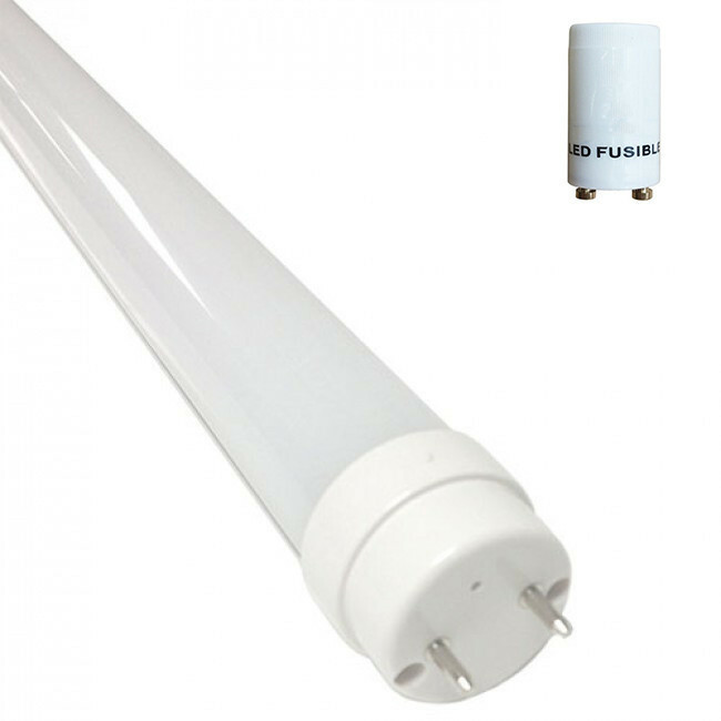 Réglette LED avec Tube T8 Incl. Starter - Aigi Dybolo - 120cm Double - 32W - Blanc Froid 6400K - Indice de Protection IP20