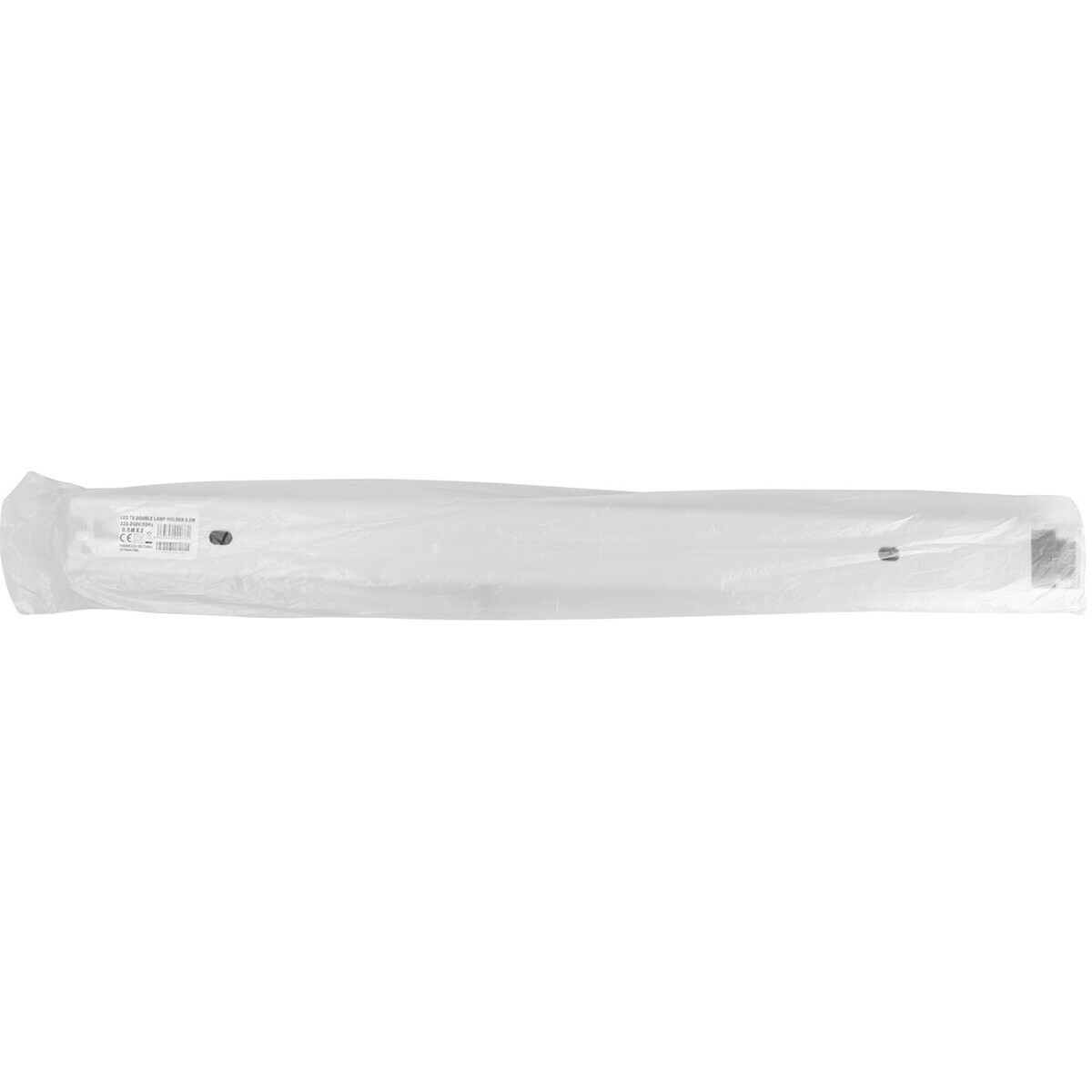 Réglette LED avec Tube T8 Incl. Starter - Aigi Dybolo - 60cm Double - 16W - Blanc Froid 6400K - Indice de Protection IP20