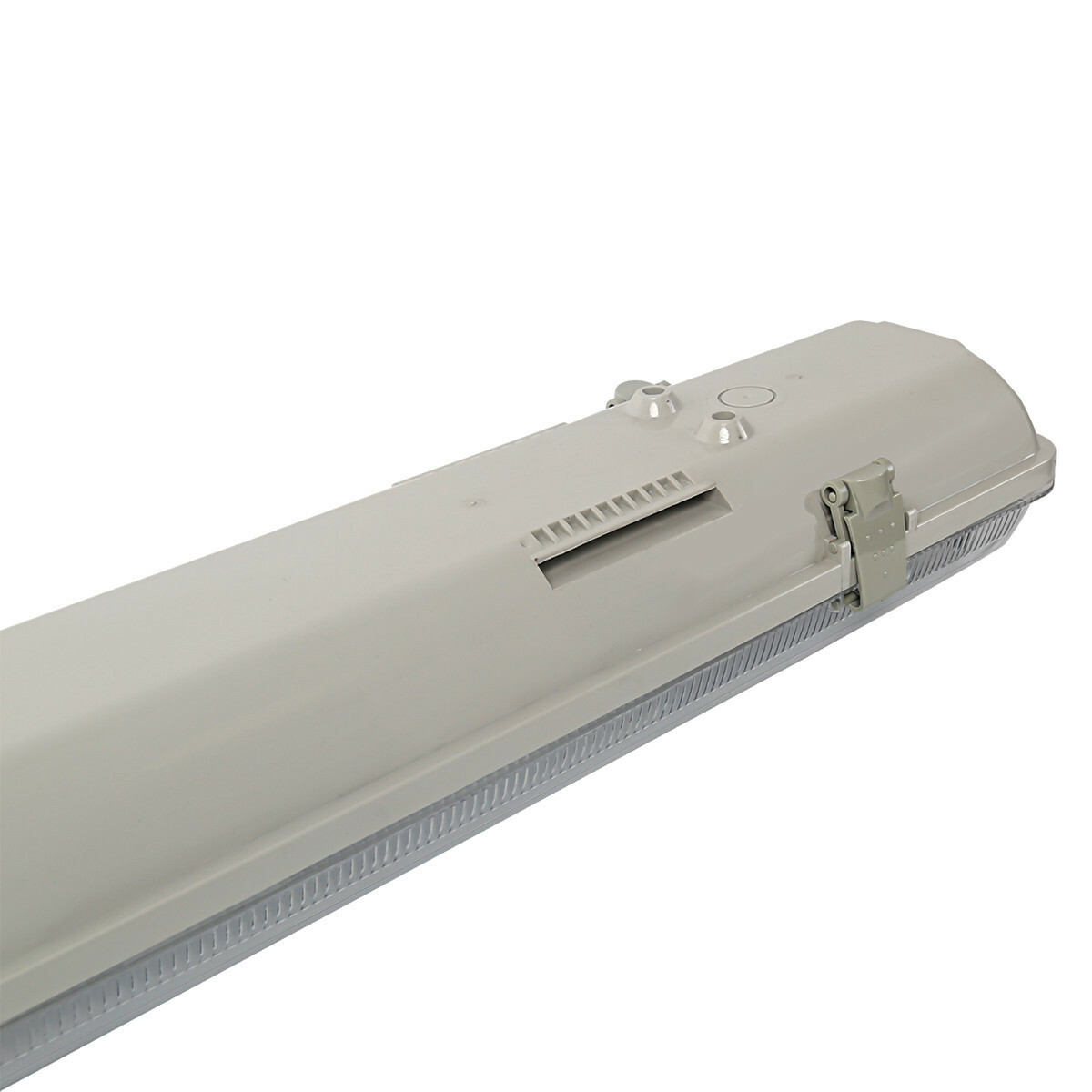 Réglette LED avec Tube T8 Incl. Starter - Aigi Hari - 120cm Double - 32W - Blanc Froid 6400K - Étanche IP65