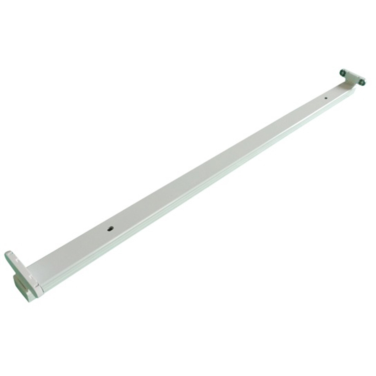 Réglette LED T8 - Aigi Dybolo - 150cm Double - IP20 - Mat Blanc - Acier