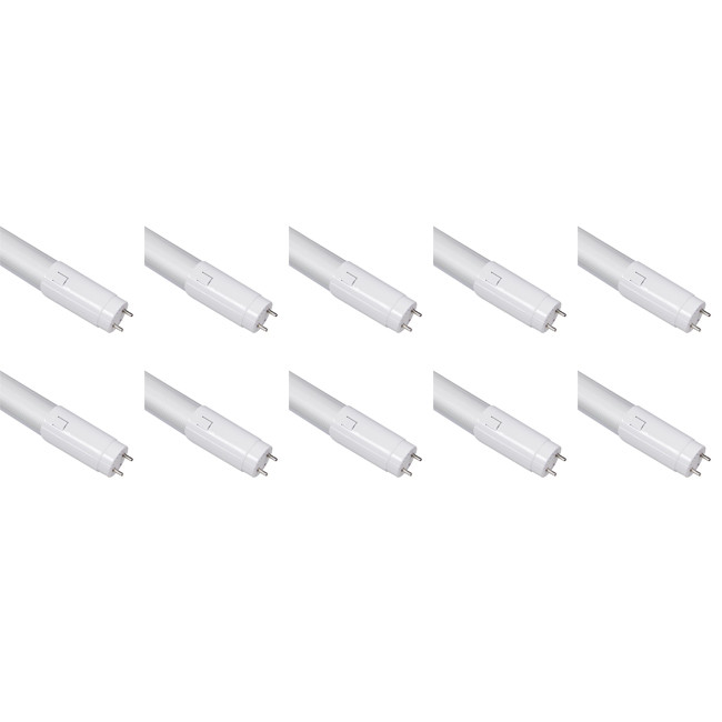 Tube LED TL T8 10 Pack - Aigi - 120cm 18W High Lumen 120 LM/W - Blanc Froid 6400K