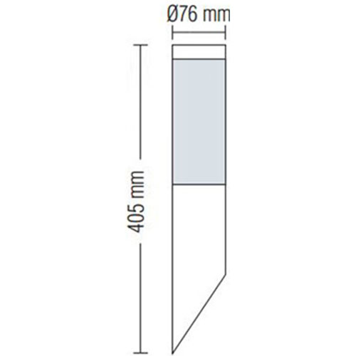 Éclairage de Jardin LED - Lumière Extérieure - Laurea 1 - Mur - Inox - E27 - Rond