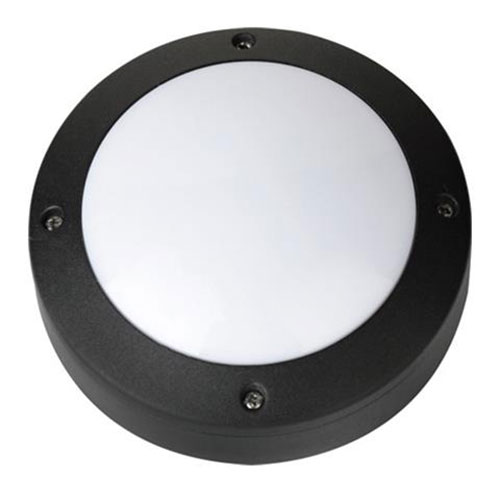 Éclairage de Jardin LED - Lumière Extérieure - Maron - Mur - Aluminium Mat Noir - 6W Blanc Neutre 4000K - Rond