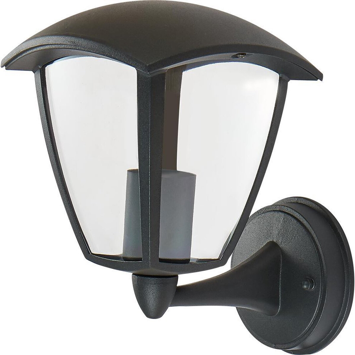 Éclairage de Jardin LED - Lumière Extérieure - Sanola Ponci - Douille E27 - Étanche aux Éclaboussures IP44 - Mat Noir - Aluminium