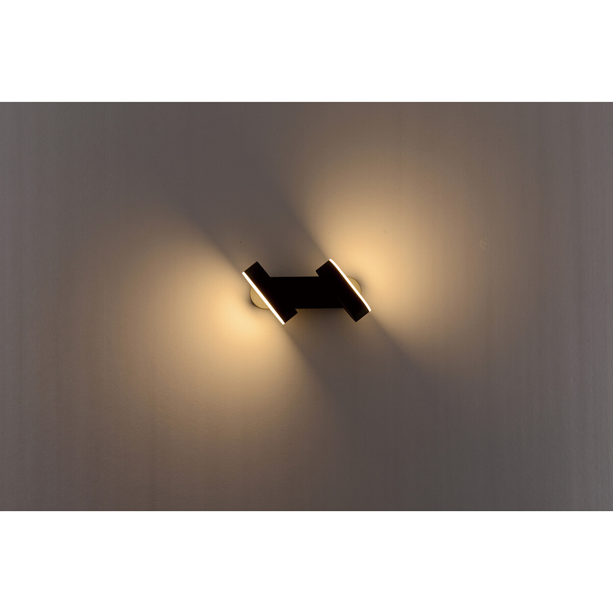 Éclairage de Jardin LED - Lumière Extérieure - Sanola Trapon - 13W - Blanc Chaud 2700K - Rond - Mat Noir - Aluminium