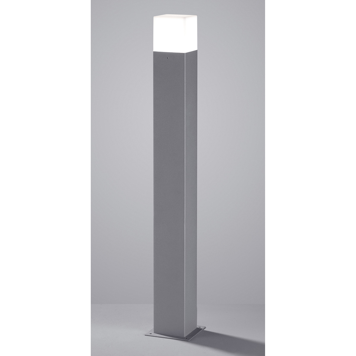 Éclairage de Jardin LED - Lampe d'Extérieur Debout - Trion Hudsy XL - 3.5W - Blanc Chaud 3000K - Étanche aux Éclaboussures IP44 - Mat Titane - Aluminium