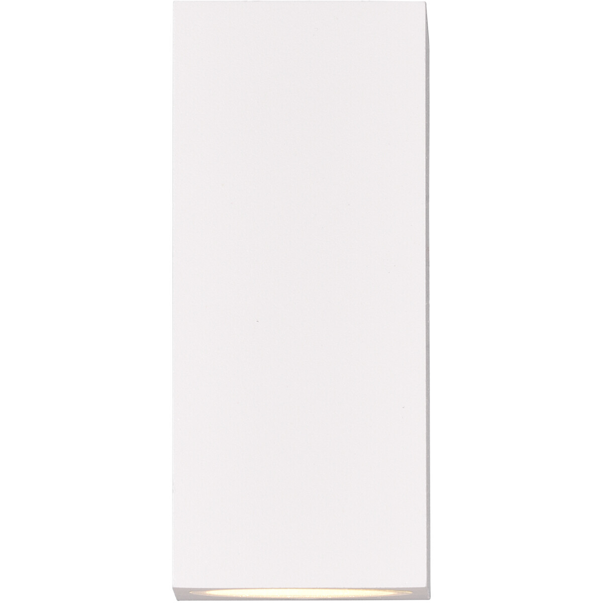 Éclairage de Jardin LED - Lampe murale extérieure - Trion Royina Up and Down - Douille GU10 - Étanche aux Éclaboussures IP44 - Rectangle - Mat Blanc - Aluminium