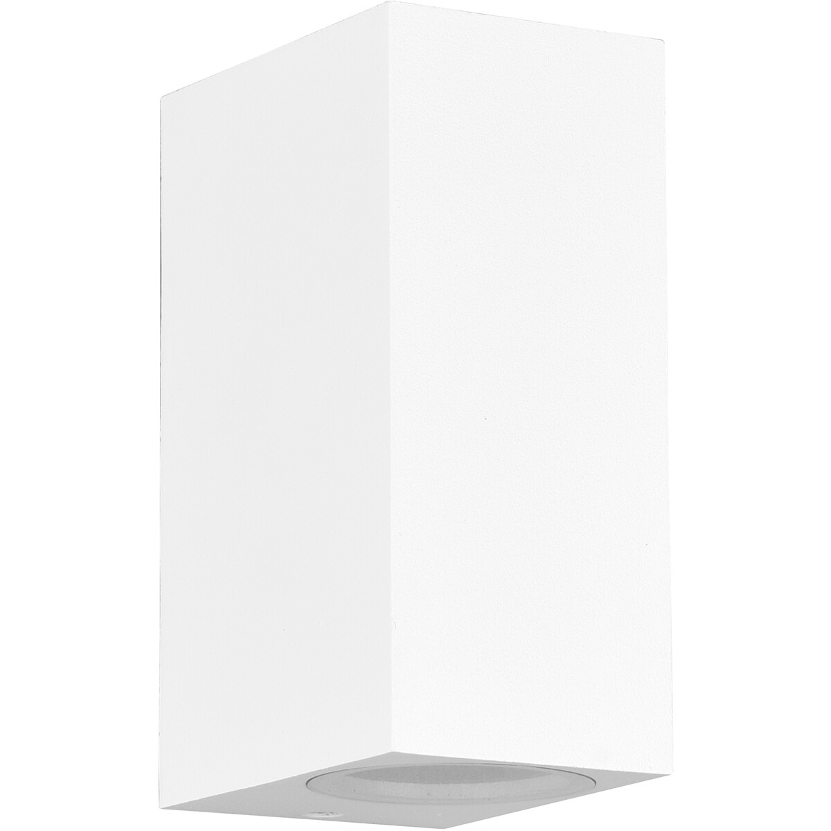 Éclairage de Jardin LED - Lampe murale extérieure - Trion Royina Up and Down - Douille GU10 - Étanche aux Éclaboussures IP44 - Rectangle - Mat Blanc - Aluminium