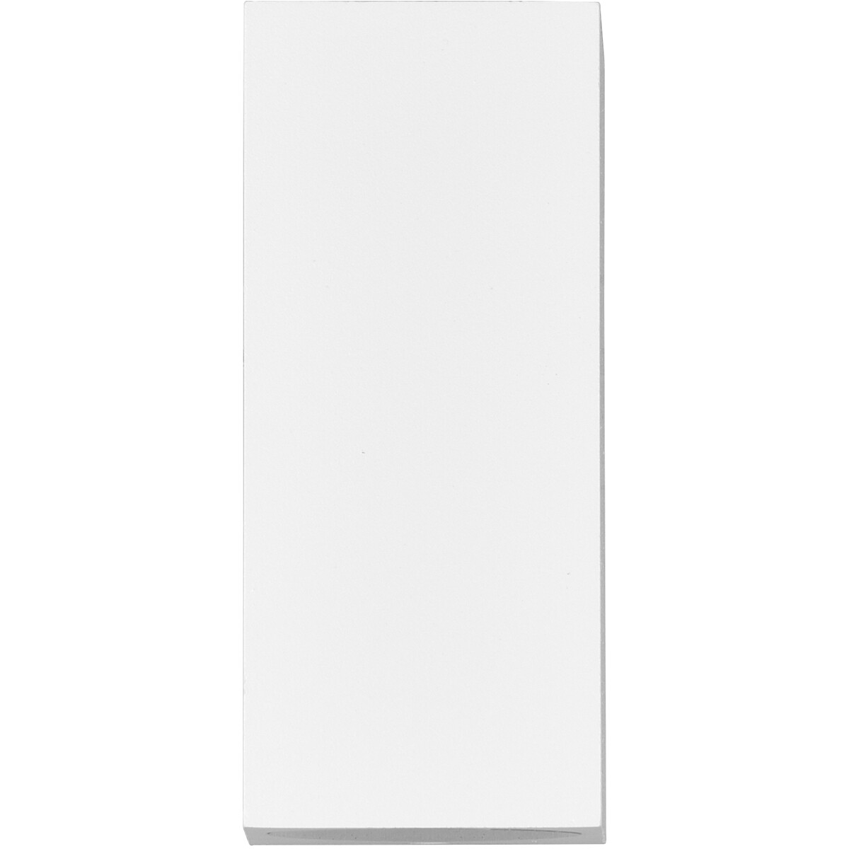 Éclairage de Jardin LED - Lampe murale extérieure - Trion Royina Up and Down - Douille GU10 - Étanche aux Éclaboussures IP44 - Rectangle - Mat Blanc - Aluminium