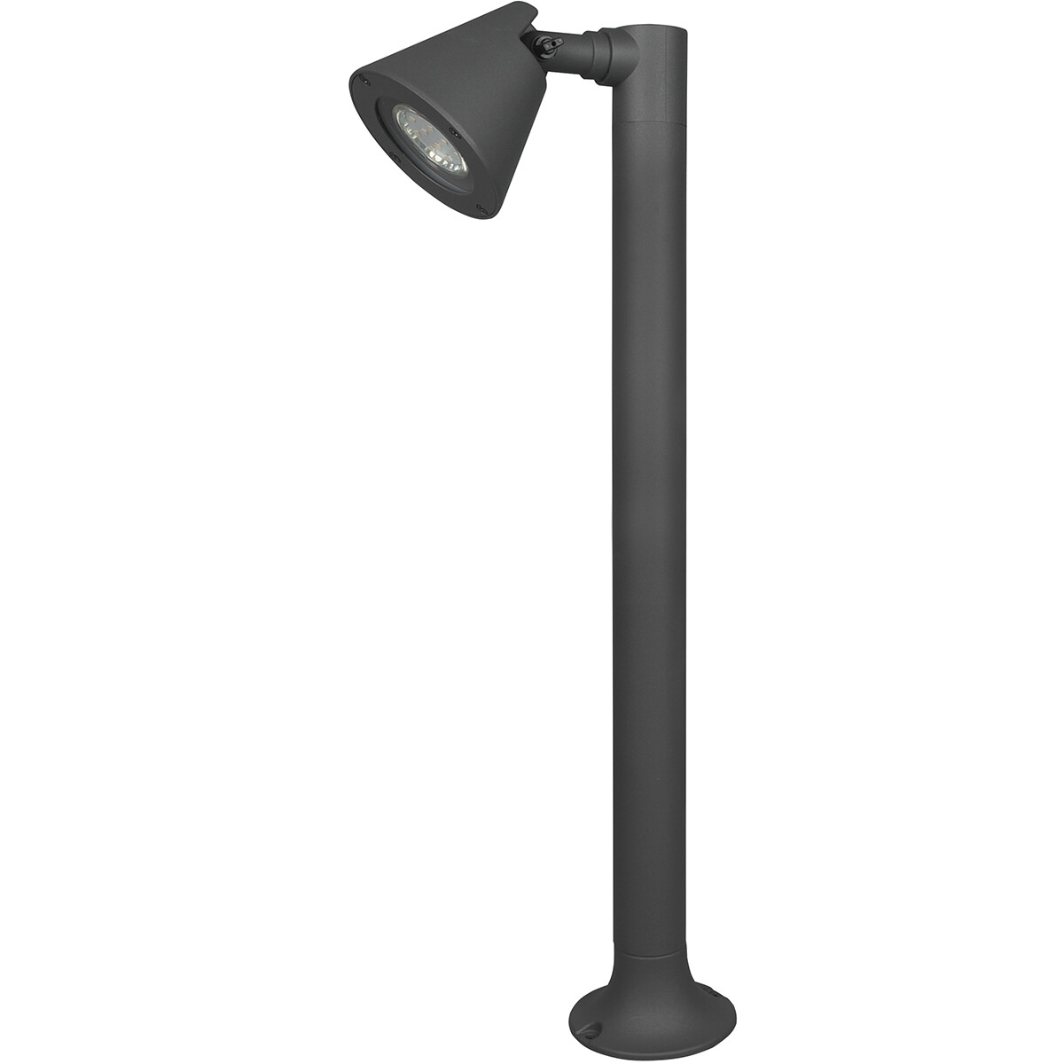 Éclairage de Jardin LED - Lampe d'Extérieur sur Pied - Trion Kavani - Douille GU10 - Rond - Mat Anthracite - Aluminium