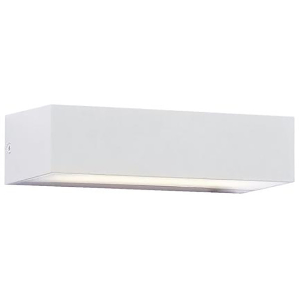 Éclairage de Jardin LED - Lampe de Jardin - Andina - Mur - 9W - Blanc Neutre 4200K - Mat Blanc - Plastique