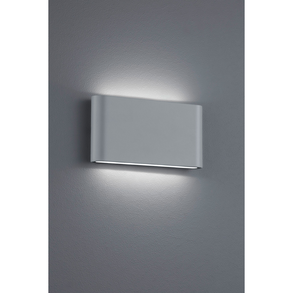 Éclairage de Jardin LED - Lampe de Jardin - Trion Thino - Mur - 8W - Mat Titane - Aluminium