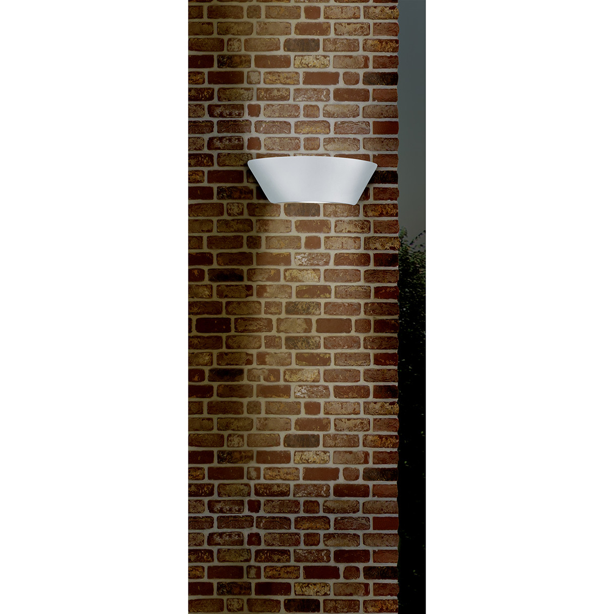 Éclairage de Jardin LED - Lampe murale extérieure - Trion Sacamon Up and Down - 7.5W - Blanc Chaud 3000K - Étanche IP54 - Mat Blanc - Aluminium