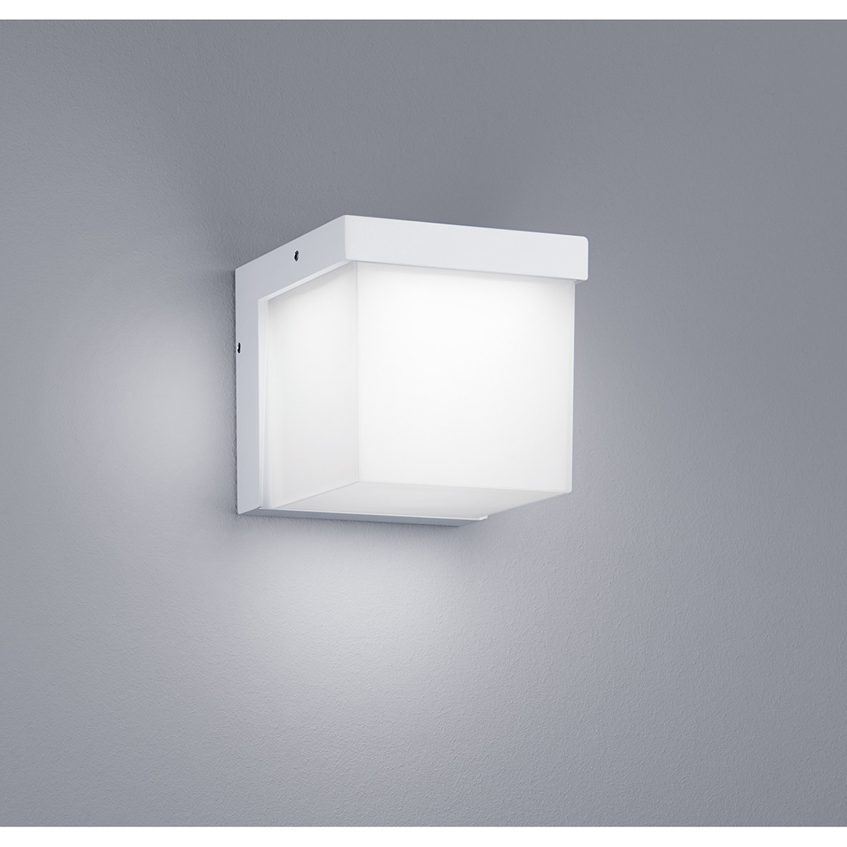 Éclairage de Jardin LED - Lampe de Jardin - Trion Yanely - Mur - 3W - Mat Blanc - Aluminium