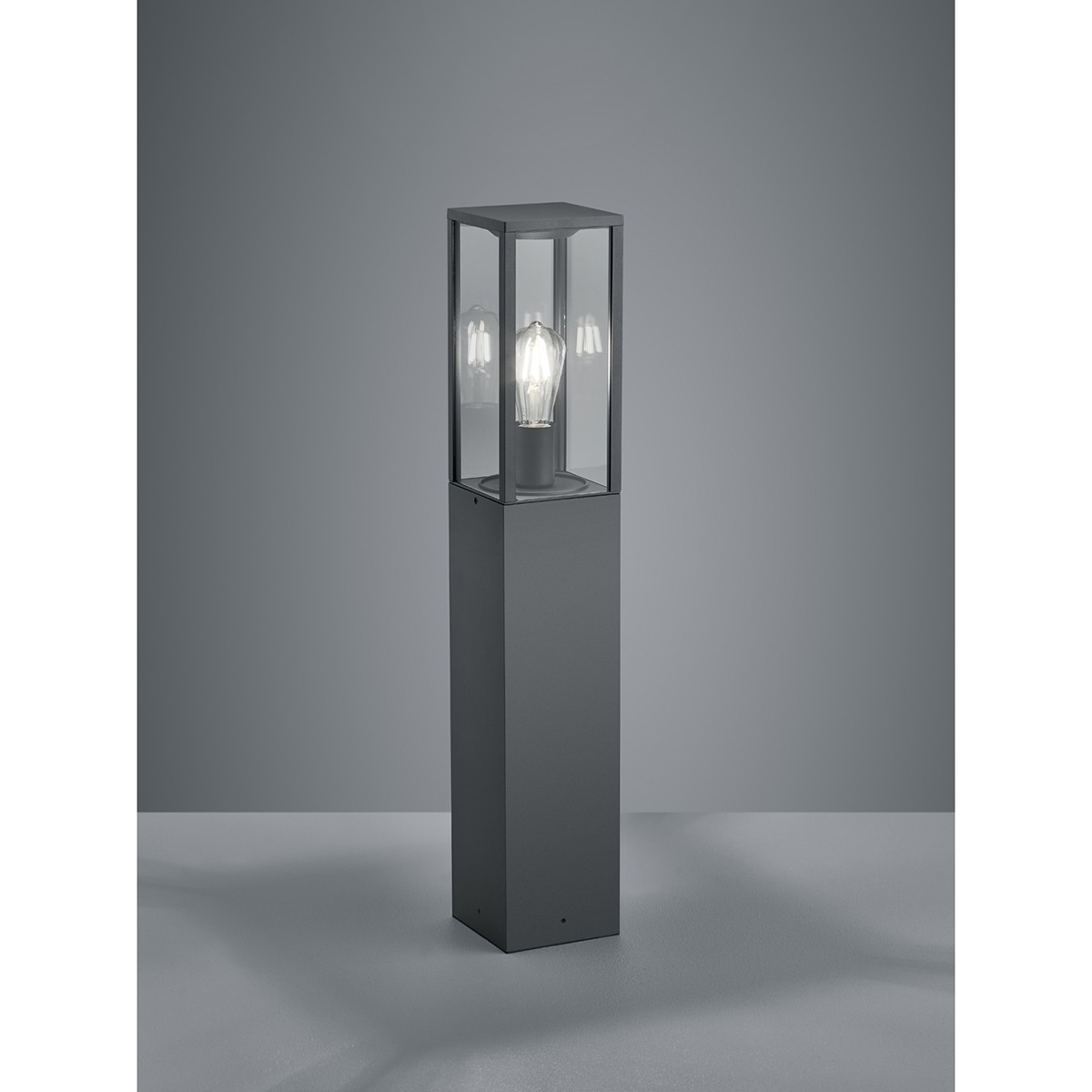 Éclairage de Jardin LED - Lampe d'Extérieur sur Pied - Trion Garinola XL - Douille E27 - Mat Anthracite - Aluminium