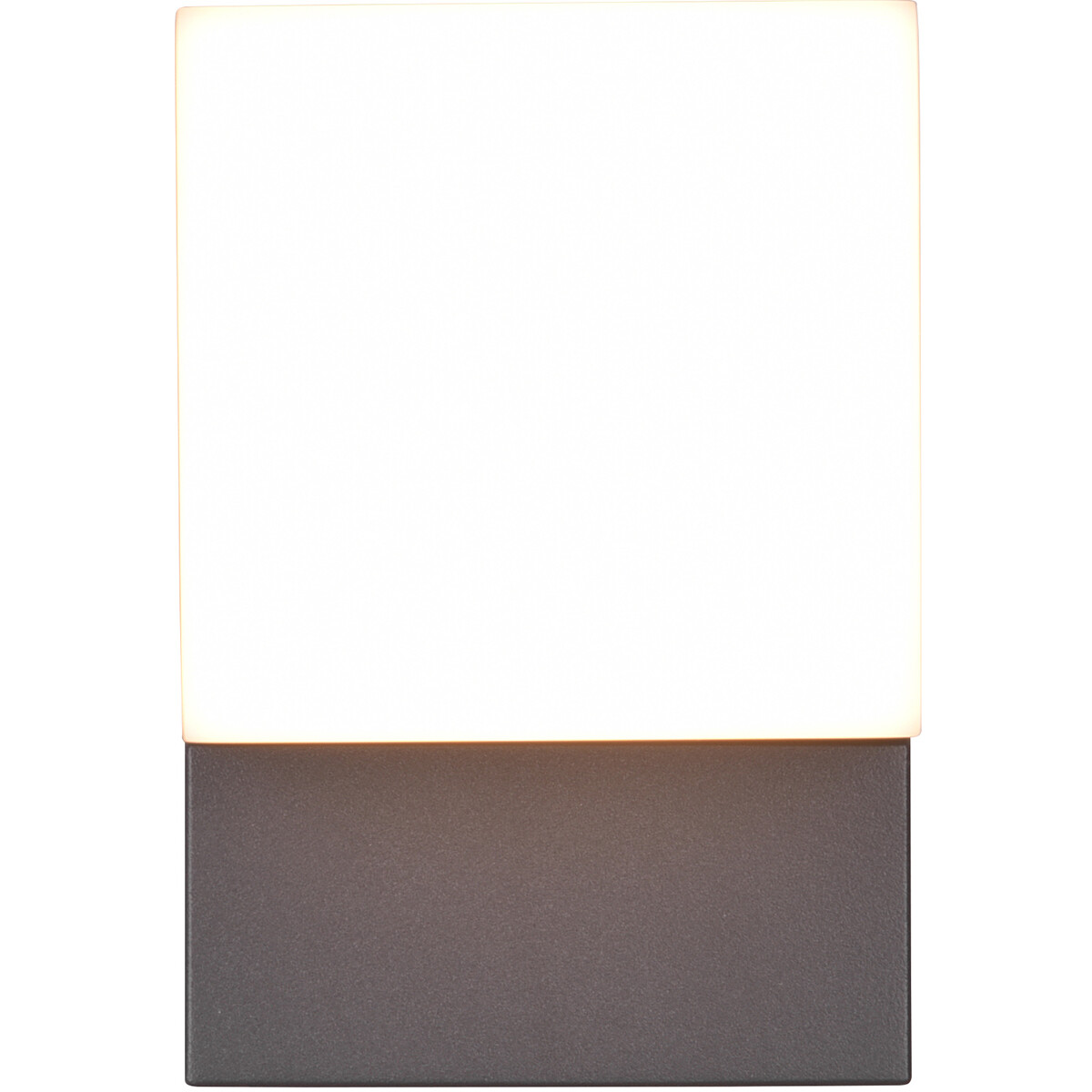 Éclairage de Jardin LED - Lampe murale extérieure - Trion Avirma - 7W - Blanc Chaud 3000K - 1-lumière - Rectangle - Mat Anthracite - Aluminium