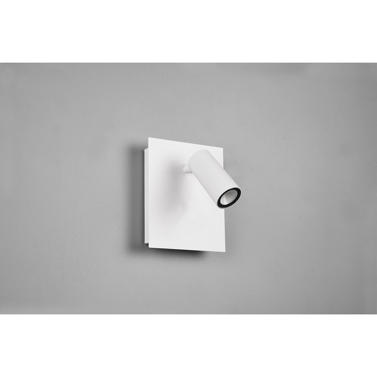 Éclairage de Jardin LED - Lampe murale extérieure - Trion Sonei - 3W - Blanc Chaud 3000K - 1-lumière - Carré - Mat Blanc - Aluminium