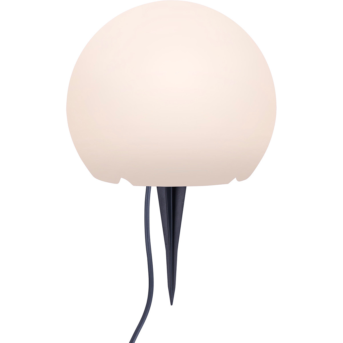 Lampe de jardin à piquer avec prise LED WiZ - LED Intelligente - Trion Necty - LED Intelligente - Dimmable - Couleur de lumière ajustable - Étanche aux Éclaboussures - Télécommande - RGBW