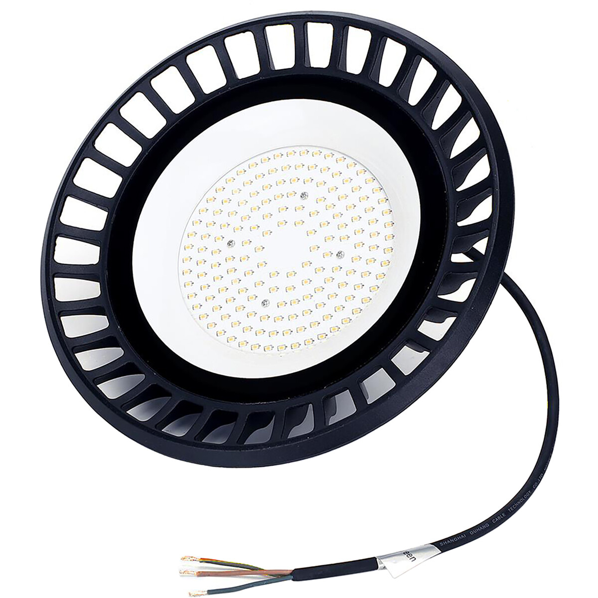 LED UFO High Bay 100W - Aigi Eiya - Éclairage d'Entrepôt - Étanche IP65 - Blanc Neutre 4000K - Aluminium