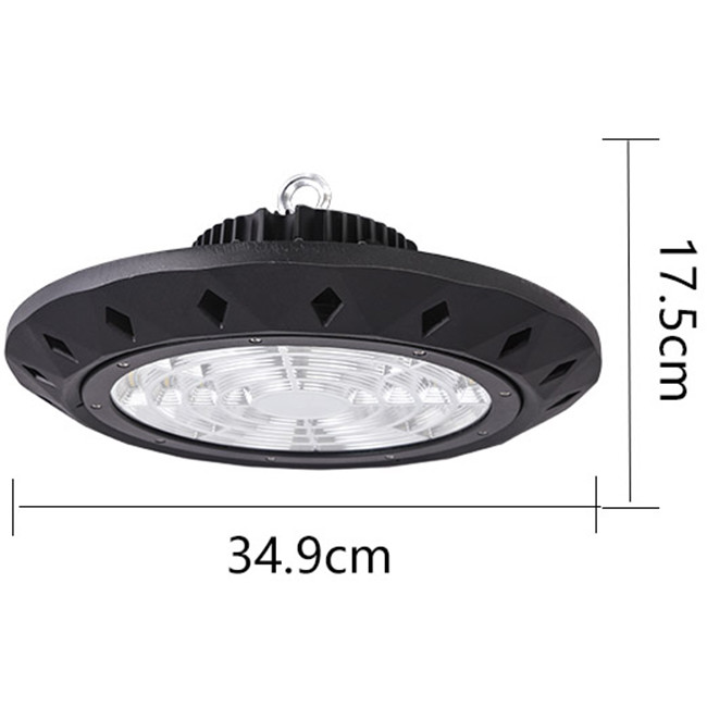 LED UFO High Bay 150W - Aigi - Driver MEAN WELL - Éclairage d'Entrepôt - Étanche IP65 - Blanc Neutre 4000K - Aluminium