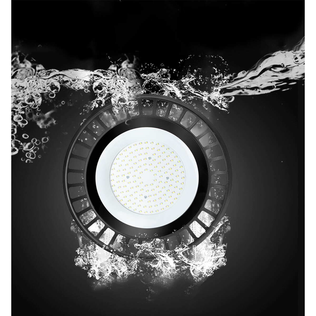 LED UFO High Bay 150W - Aigi Retri - Éclairage d'Entrepôt - Étanche IP65 - Blanc Froid 6500K - Aluminium