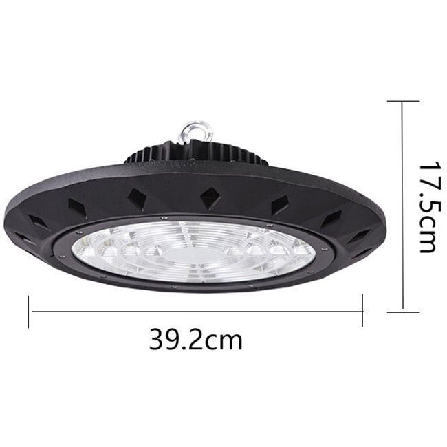 LED UFO High Bay 200W - Aigi - Driver MEAN WELL - Éclairage d'Entrepôt - Étanche IP65 - Blanc Froid 5700K - Aluminium