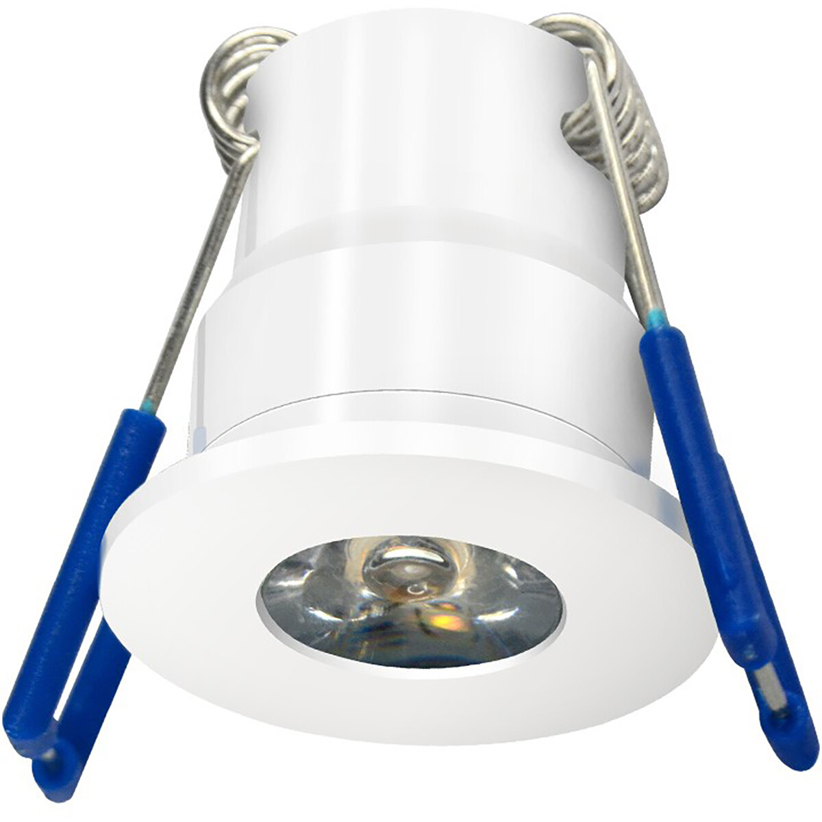 Spot de Véranda LED Ensemble Complet - 6 Pièces - 3W - Blanc Neutre 4000K - Dimmable - Étanche IP65 - Encastré - Rond - Mat Blanc - Aluminium - 12V