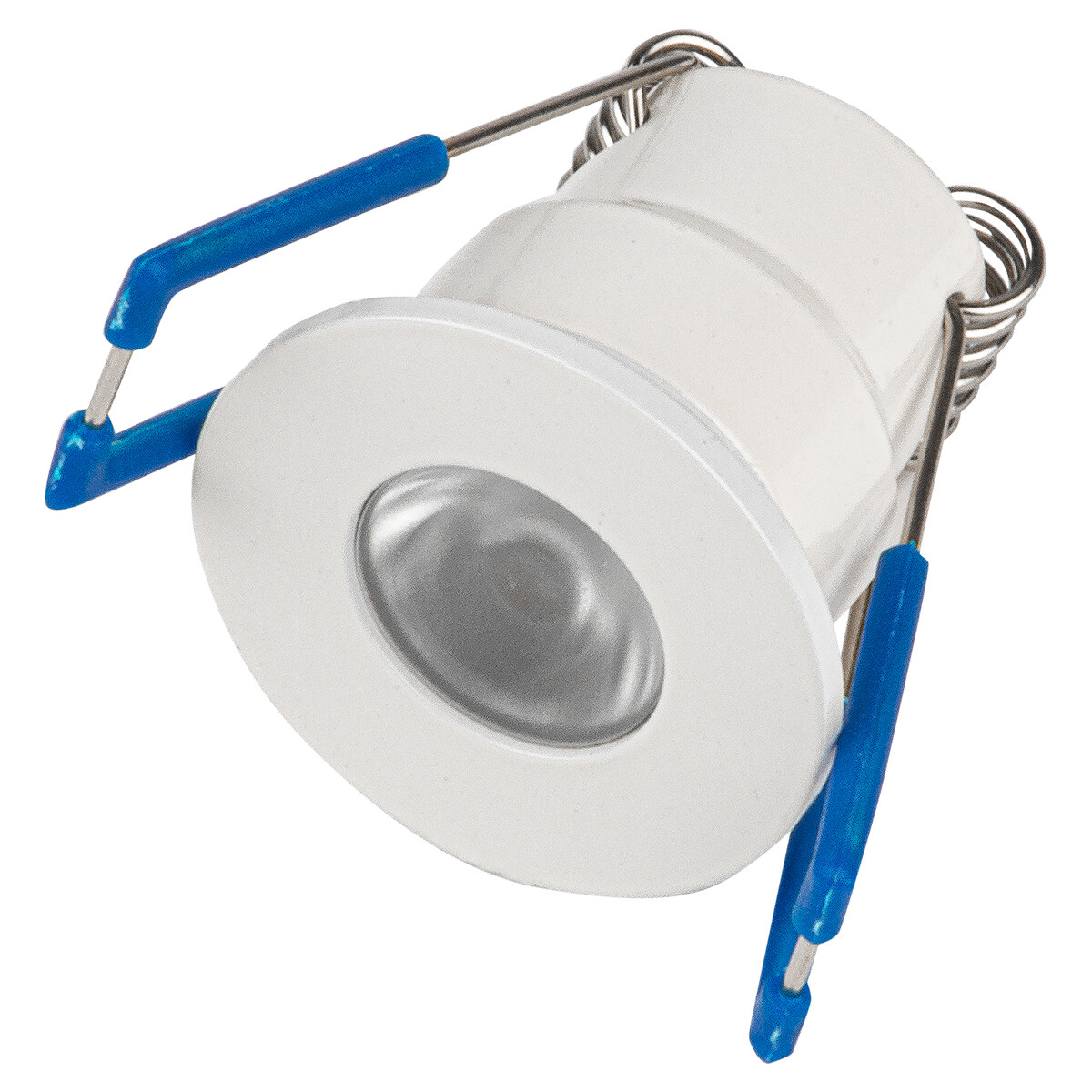 Spot de Véranda LED Ensemble Complet - 6 Pièces - 3W - Blanc Neutre 4000K - Dimmable - Étanche IP65 - Encastré - Rond - Mat Blanc - Aluminium - 12V