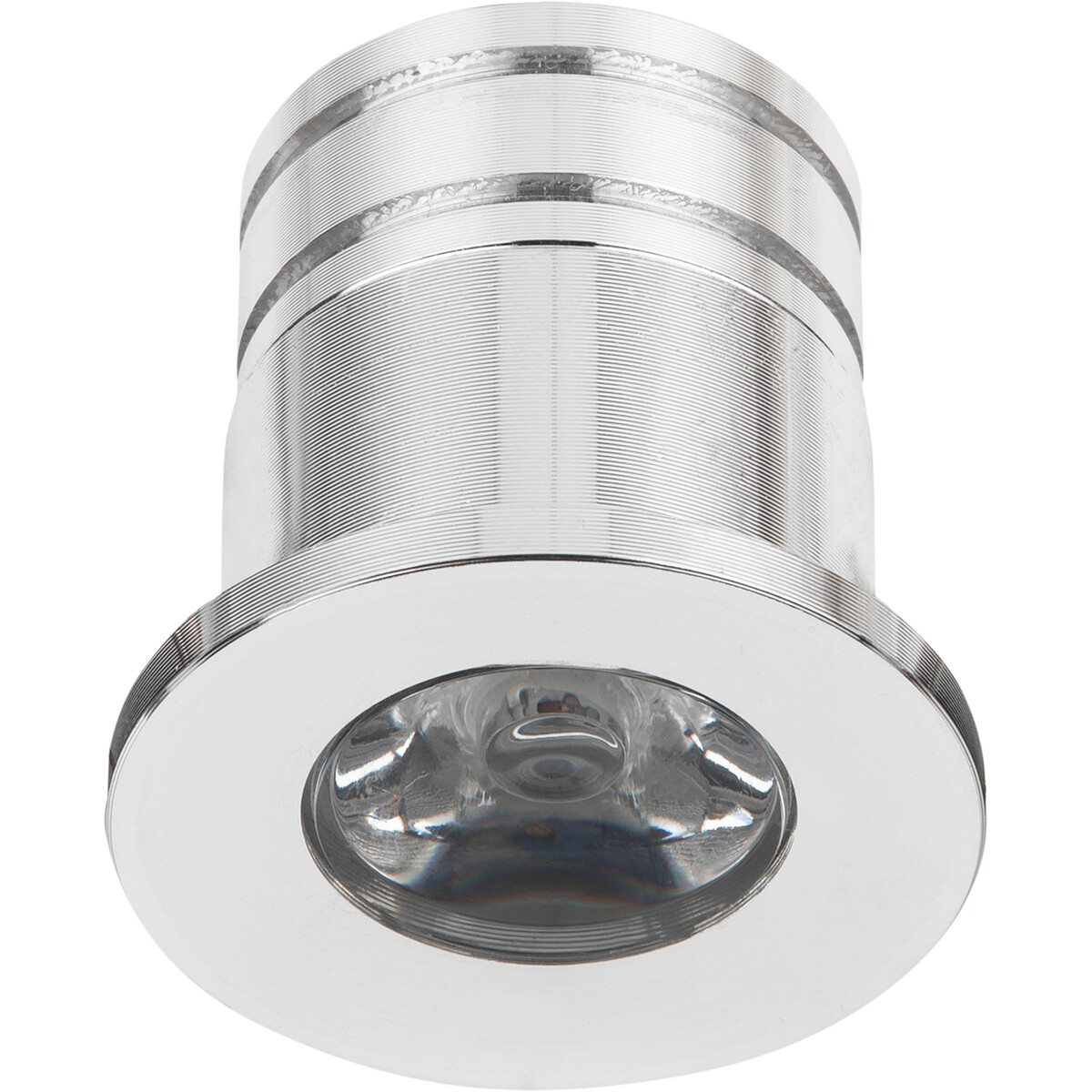 Éclairage de Spot de Véranda LED - 3W - Blanc Neutre 4000K - Encastré - Dimmable - Rond - Mat Argent - Aluminium - Ø31mm