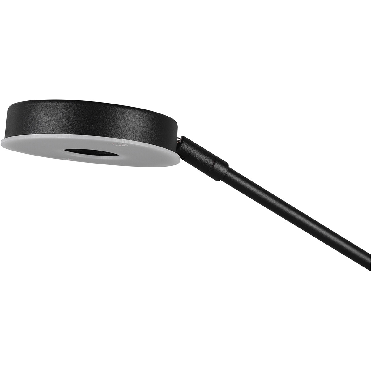 Lampadaire LED - Trion Barry - 38W - Couleur de lumière ajustable - Dimmable - Rond - Mat Noir - Aluminium